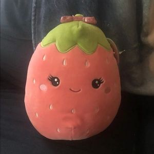 NWT Squishmallow 8” Suzy Strawberry Scented Plush